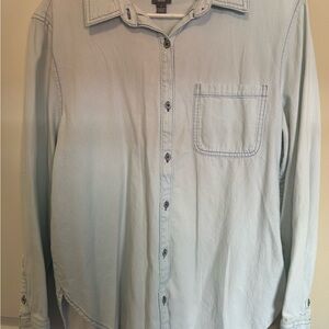 Aerie Oversized Chambray Shirt